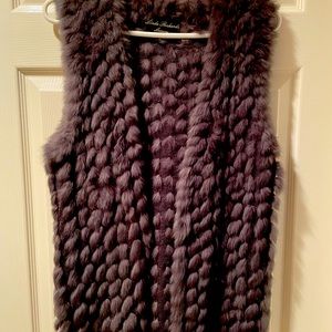 Linda Richards rabbit vest.